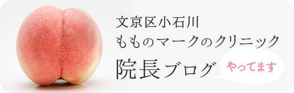 文京区小石川 もものマークのクリニック 院長ブログ